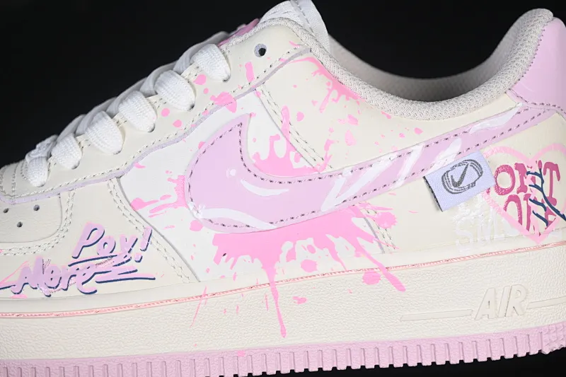 All Categories Nk Air Force 1 Air Force Series Nk Air Force 1 Low Air Force Low Nike Air Force 1'07 Low "Purple Pink Sweet Painting" Hand-painted graffiti Purple Pink Sweet Painting Air Force One Low-top casual sneakers FB1839-122